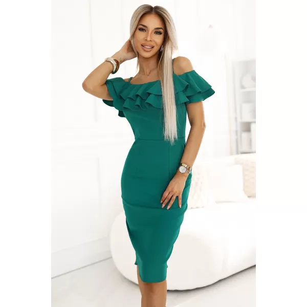  Dámské šaty NUMOCO CARMEN 599-2 KHAKI 