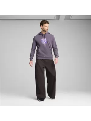 Pánská mikina PUMA NEYMAR JR CREATIVITY HOODIE 660099_01 PURPLE CHARCOAL