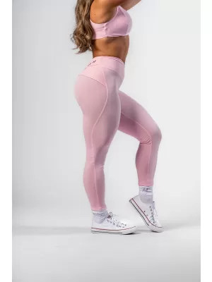 NEBBIA Tvarující legíny s V-shaped pasem STRONG BEAUTY 425 PINK