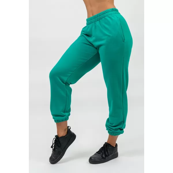  NEBBIA Sportovní volné tepláky GYM TIME 281 GREEN 