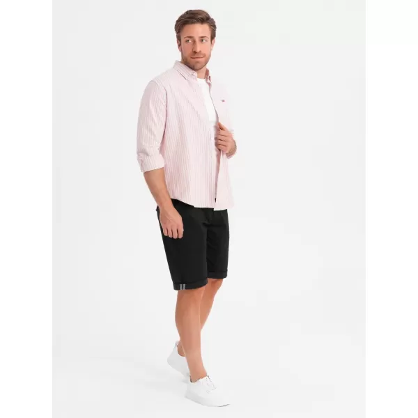  Pánské kraťasy OMBRE OM-SRCS-0197 BLACK 