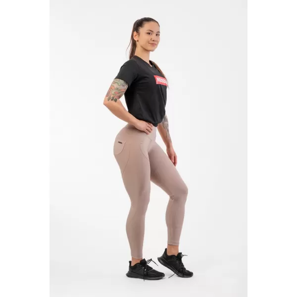  NEBBIA Lifting Effect Bubble Butt legíny s vysokým pasem 587 CREAM 