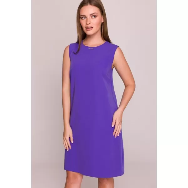  Dámské šaty STYLOVE S408 PURPLE 