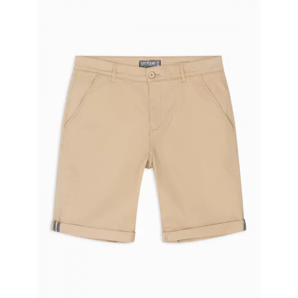  Pánské kraťasy OMBRE OM-SRCS-0197 BEIGE 