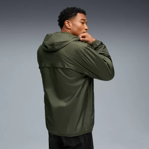  Pánská větrovka PUMA ESS REGULAR WINDBREAKER 684625-70 ZELENÁ 