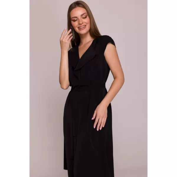  Dámské šaty STYLOVE S411 BLACK 