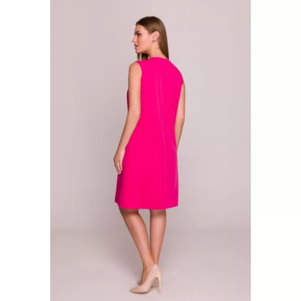  Dámské šaty STYLOVE S408 PINK 