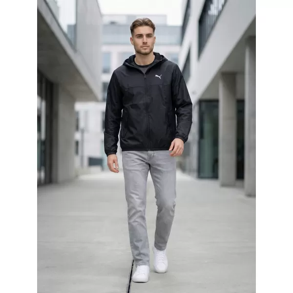  Pánská větrovka PUMA ESS REGULAR WINDBREAKER 684625-01 ČERNÁ 