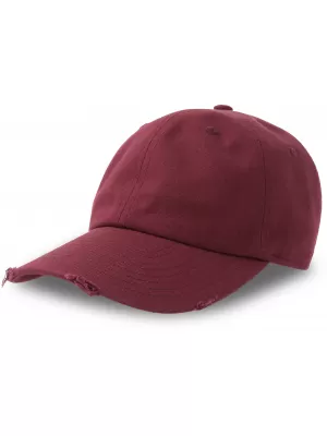 Čepice Atlantis | Dad Hat Destroyed-S CARDINAL