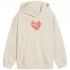 Dětská mikina PUMA FLAMING LOVE HOODIE 685109_87 ALPINE SNOW