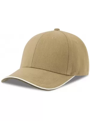 Čepice Atlantis | Pilot Piping Sandwich-S KHAKI
