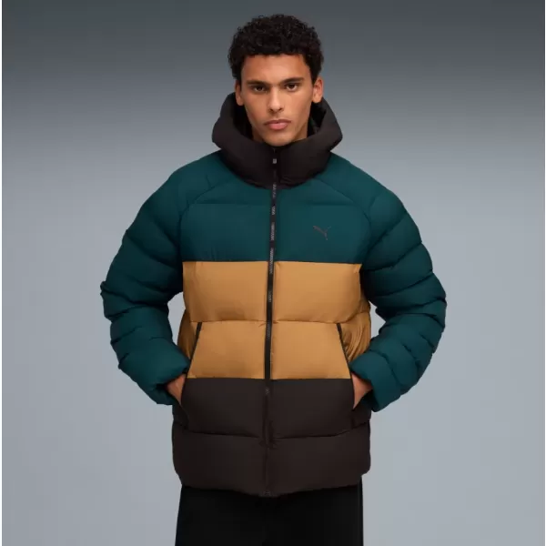  Pánská bunda PUMA MONO HOODED JACKET 688367-75 ZELENÁ 