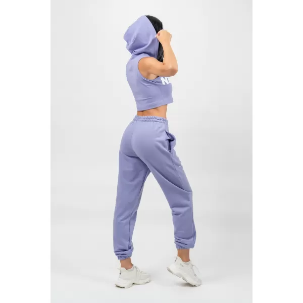  NEBBIA Sportovní volné tepláky GYM TIME 281 LIGHT PURPLE 