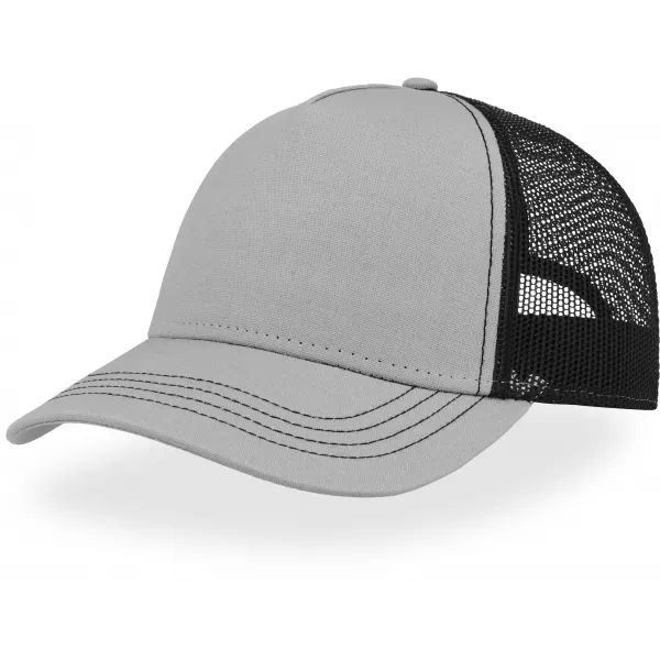  Čepice Atlantis | Rapper Canvas-S GREY/BLACK 