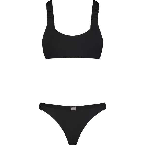  Dámské bikiny - vrchní díl NORDBLANC NBSSS8209 ČERNÁ 