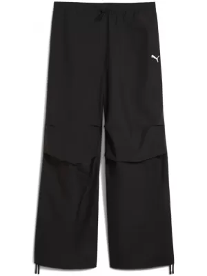 Dámské kalhoty PUMA WARDROBE ESS PARACHUTE WOVEN PANTS OP 632044-01 ČERNÁ