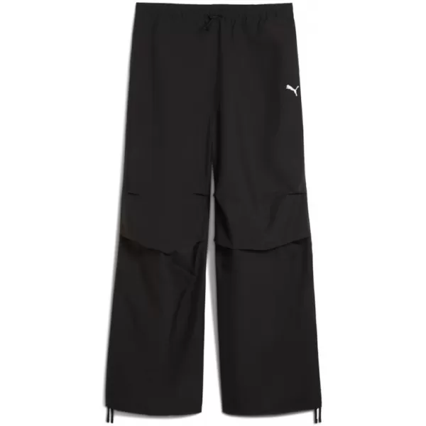  Dámské kalhoty PUMA WARDROBE ESS PARACHUTE WOVEN PANTS OP 632044-01 ČERNÁ 