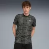 Pánské triko PUMA ESS LOGO LAB AOP TEE 688185-01 ČERNÁ