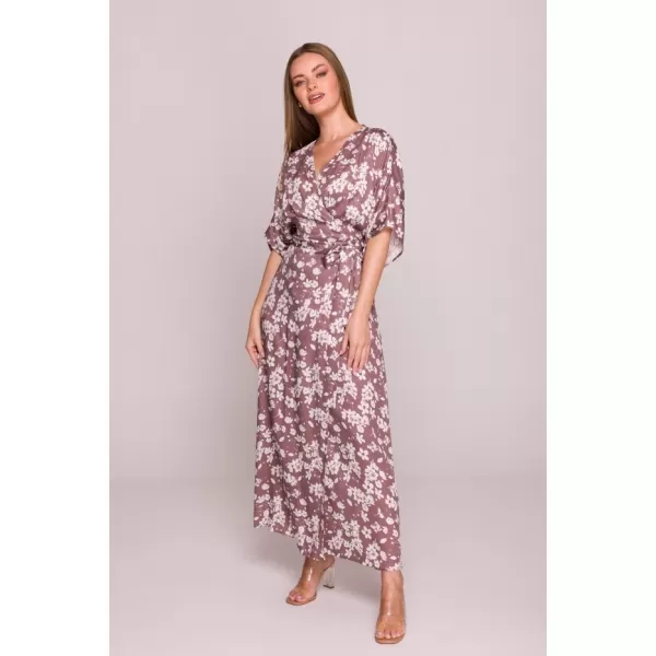  Dámské šaty STYLOVE S405 BROWN 