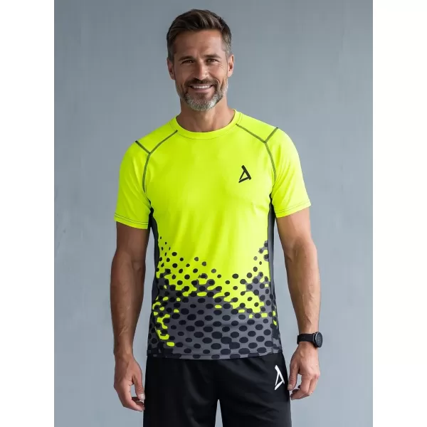  Pánské funkční kompresní triko premium ALTISPORT VOJ/ALM109TR04 FLUO YELLOW 