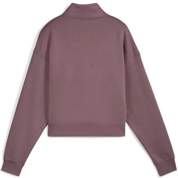  Dámská mikina PUMA CLASS COMFORT HALF-ZIP SHORT CREW FL 688138-88 FIALOVÁ 