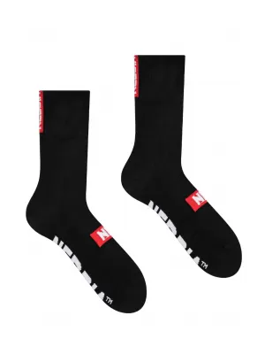 NEBBIA EXTRA MILE” crew ponožky 103 BLACK