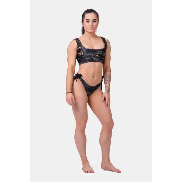  NEBBIA Bikini Active Black - vrchní díl bralette 554 VOLCANIC BLACK 