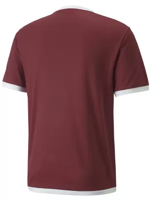 Pánské sportovní triko PUMA TEAMLIGA JERSEY 704917_09 CORDOVAN/PUMA WHITE