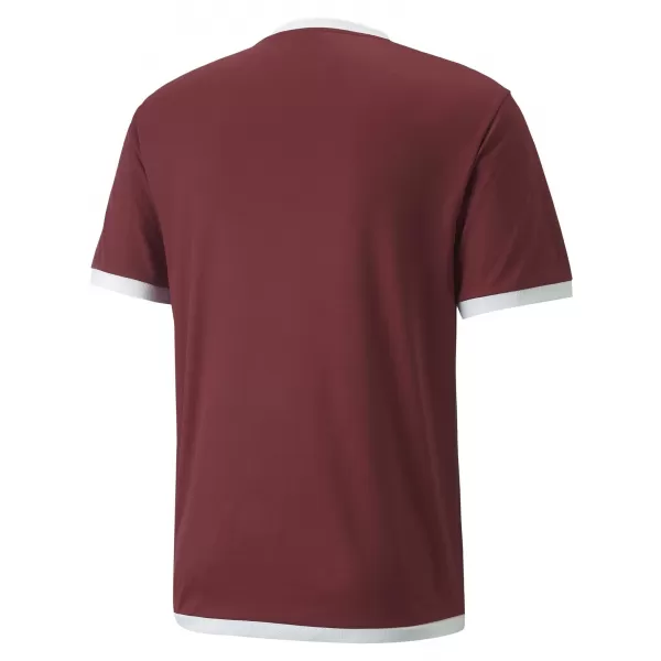  Pánské sportovní triko PUMA TEAMLIGA JERSEY 704917_09 CORDOVAN/PUMA WHITE 