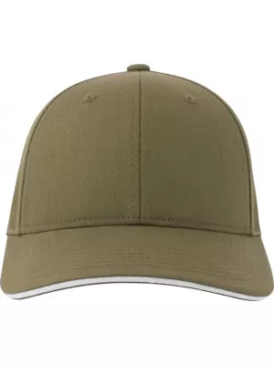 Čepice Atlantis | Liberty Sandwich-S OLIVE/WHITE