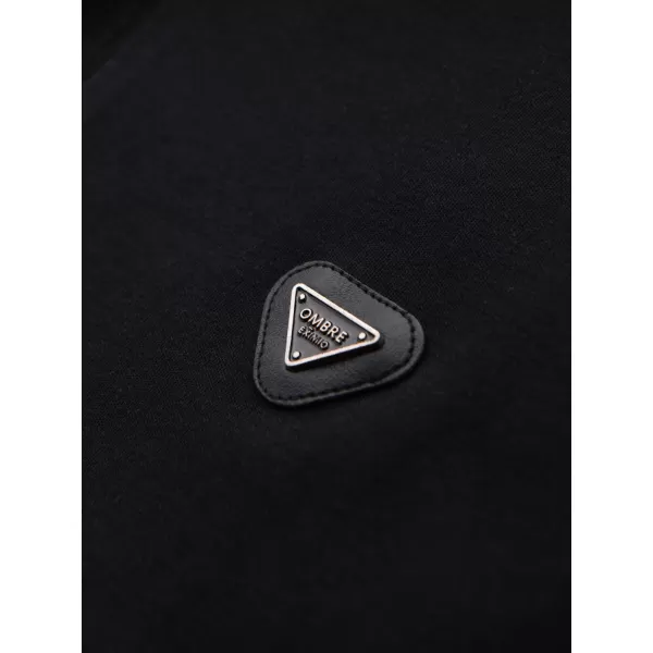  Pánské polo triko OMBRE OM-POSS-0148 BLACK 