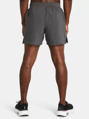 Pánské kraťasy UNDER ARMOUR LAUNCH 5'' SHORTS 1382617-025 ŠEDÁ