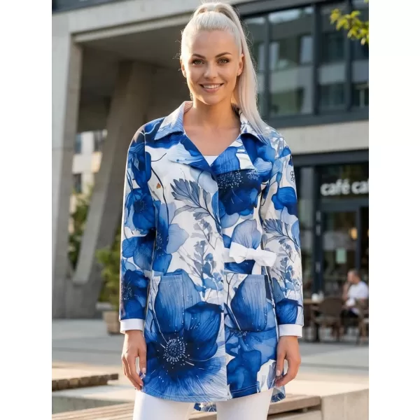  Dámké sako premium ALTISPORT VOJ/ALW102MI05 NAVY/BÍLÁ 