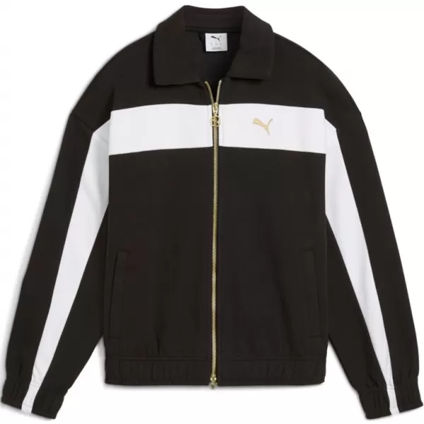  Dámská bunda PUMA T7 RELAXED TRACK JACKET 632137-01 ČERNÁ 