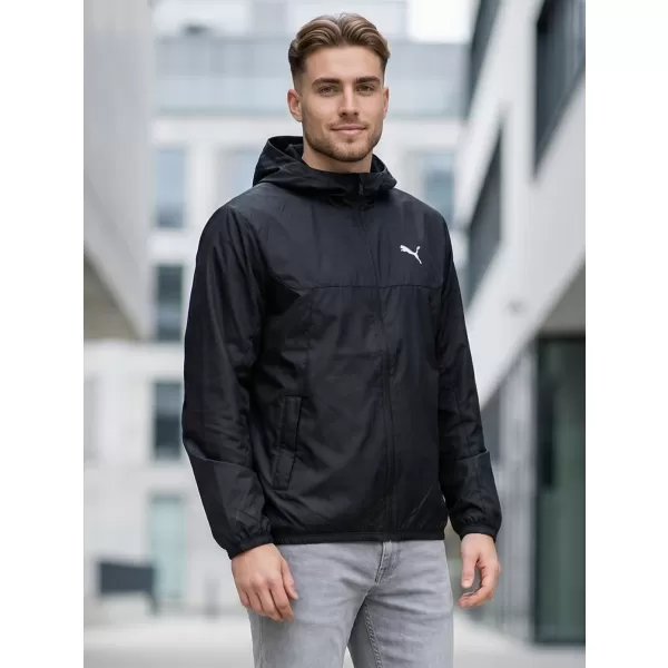  Pánská větrovka PUMA ESS REGULAR WINDBREAKER 684625-01 ČERNÁ 