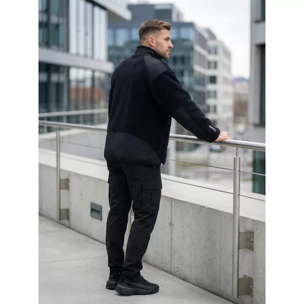  Pánská bunda PUMATECH SOFT TECH RELAXED SHERPA JACKET 632104-01 ČERNÁ 