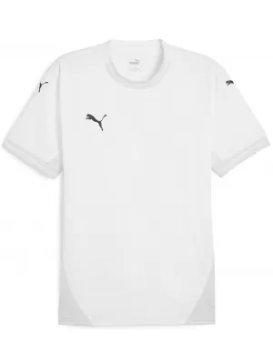 Pánské sportovní triko PUMA TEAMFINAL JERSEY 705737_04 PUMA WHITE/BLACK/FEATHERGRAY