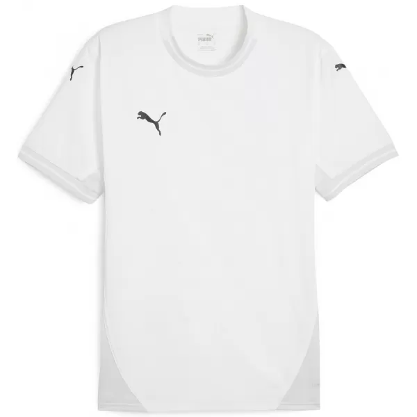  Pánské sportovní triko PUMA TEAMFINAL JERSEY 705737_04 PUMA WHITE/BLACK/FEATHERGRAY 