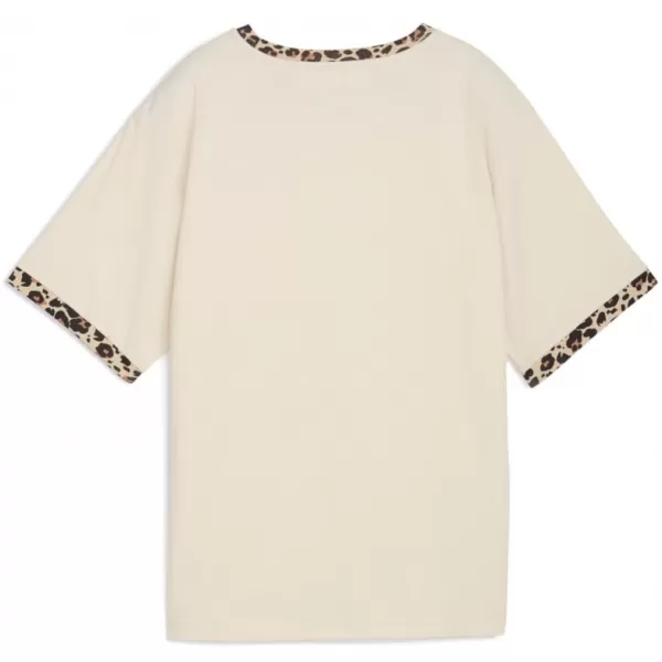  Dámské triko PUMA ESS GRAPHIC ANIMAL RELAXED TEE 688082-87 BÍLÁ 