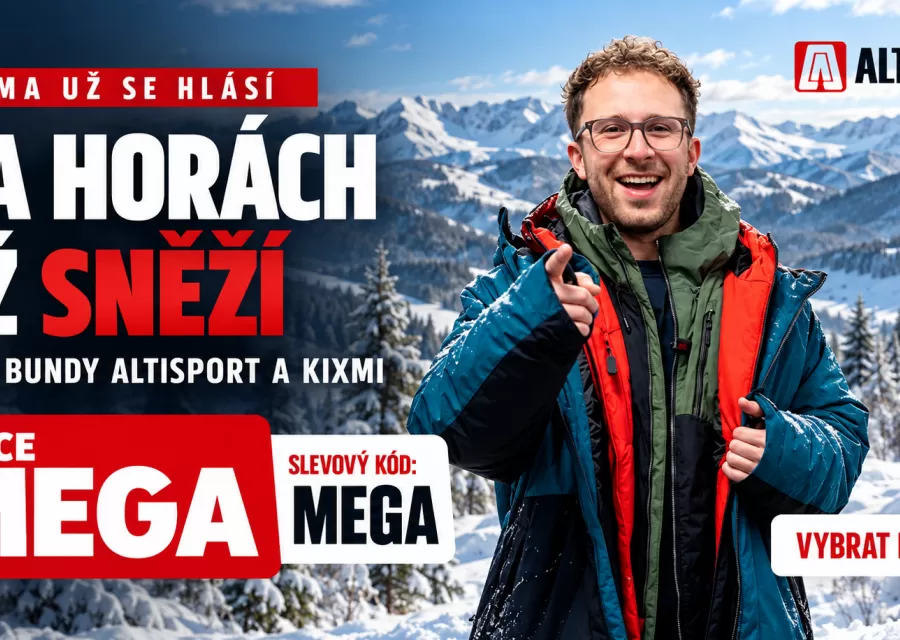 Na horách už sněží. Jak vybrat bundu do zimy a využít akci MEGA